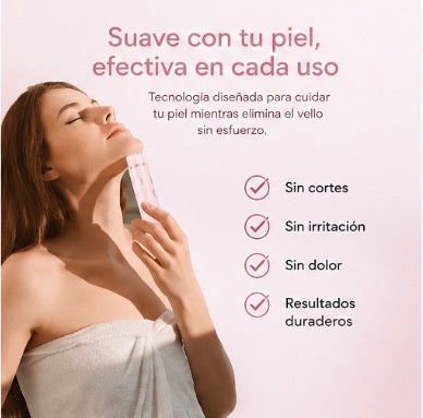 Depiladora 2 en 1 para Mujer | Incluye 2 Peines