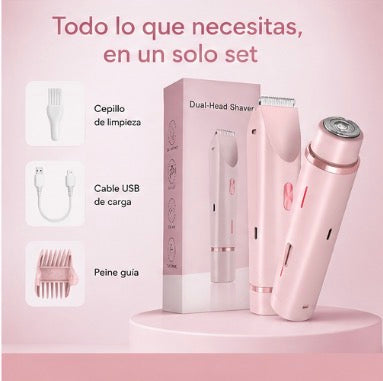 Depiladora 2 en 1 para Mujer | Incluye 2 Peines